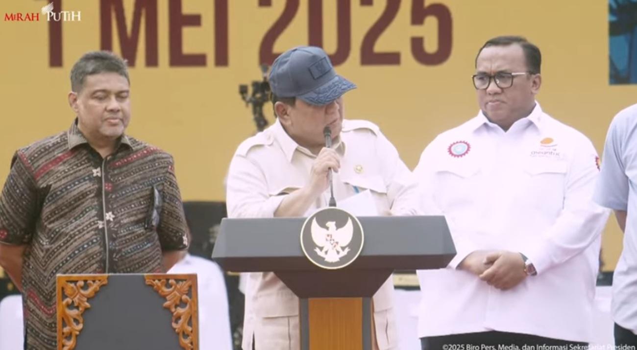 Janji Prabowo di Hari Buruh: Pertemukan dengan 150 Pengusaha dan Akan Hapus Outsourcing